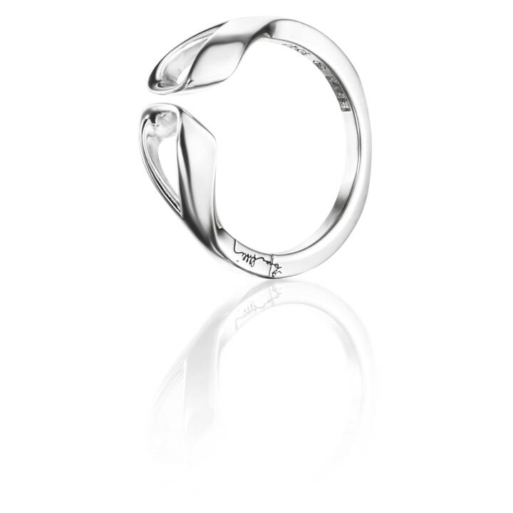 Folded Ring Silver i gruppen Ringar / Silverringar hos SCANDINAVIAN JEWELRY DESIGN (13-100-01593)