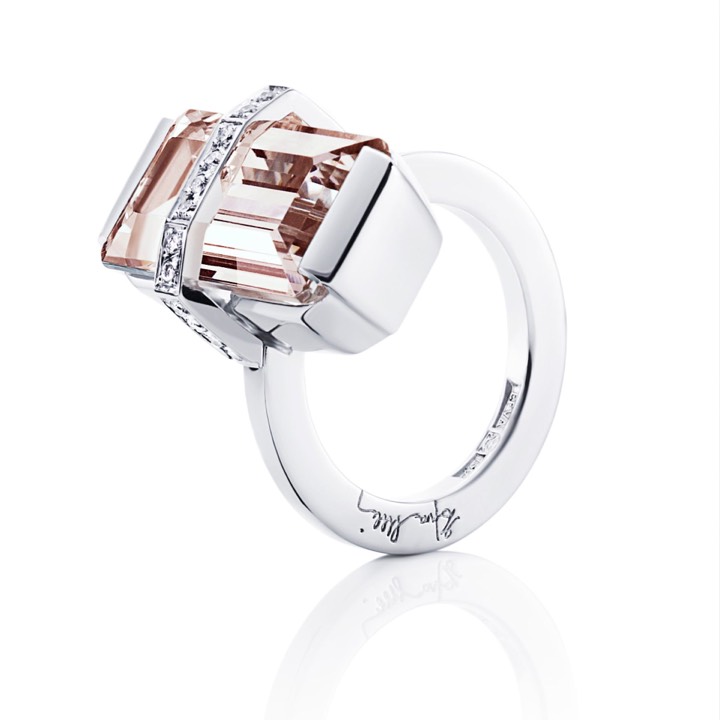 Bend Over – Morganite Ring Guld 20.50 mm