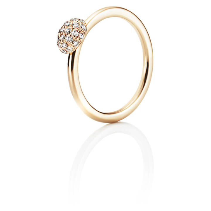 Love Bead - Diamonds Ring Guld i gruppen Ringar / Guldringar hos SCANDINAVIAN JEWELRY DESIGN (13-101-00440)