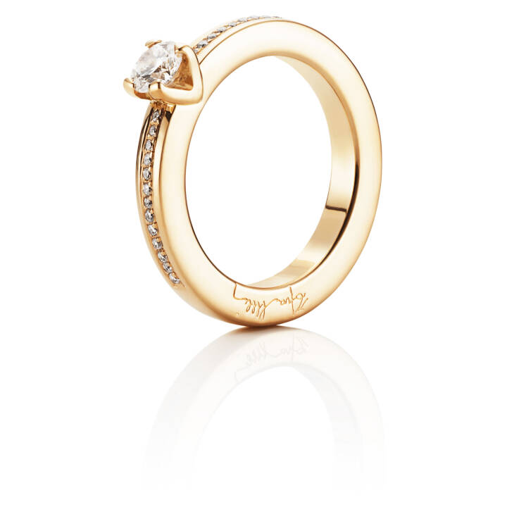 Heart To Heart 050 ct Ring Guld 20.50 mm