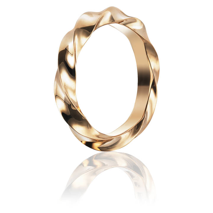 Viking Wide Ring Guld i gruppen Ringar / Guldringar hos SCANDINAVIAN JEWELRY DESIGN (13-101-00979)