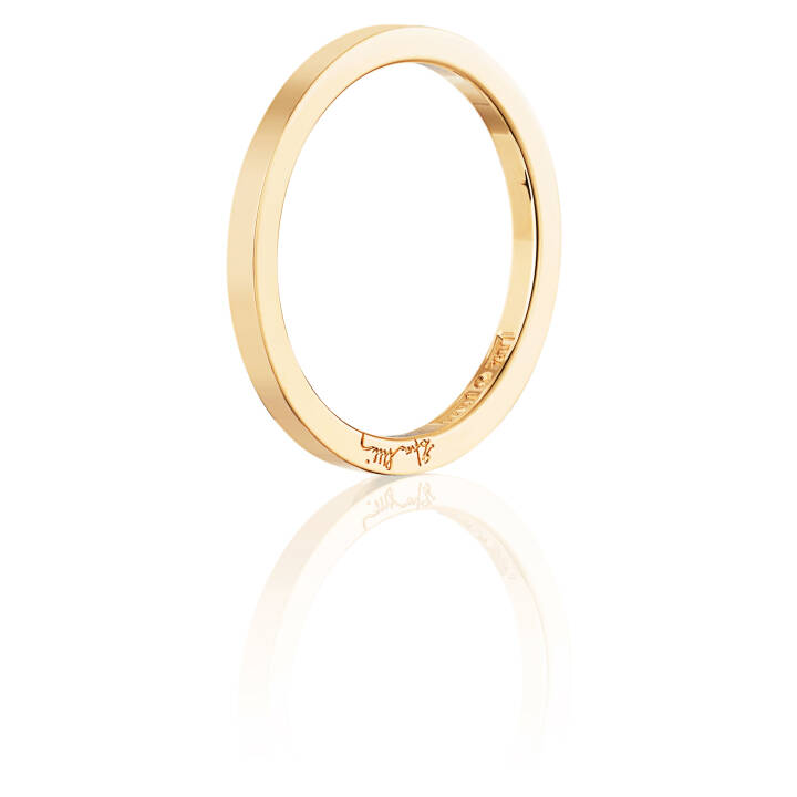 Efva Attling Plain & Signature Thin Ring Guld