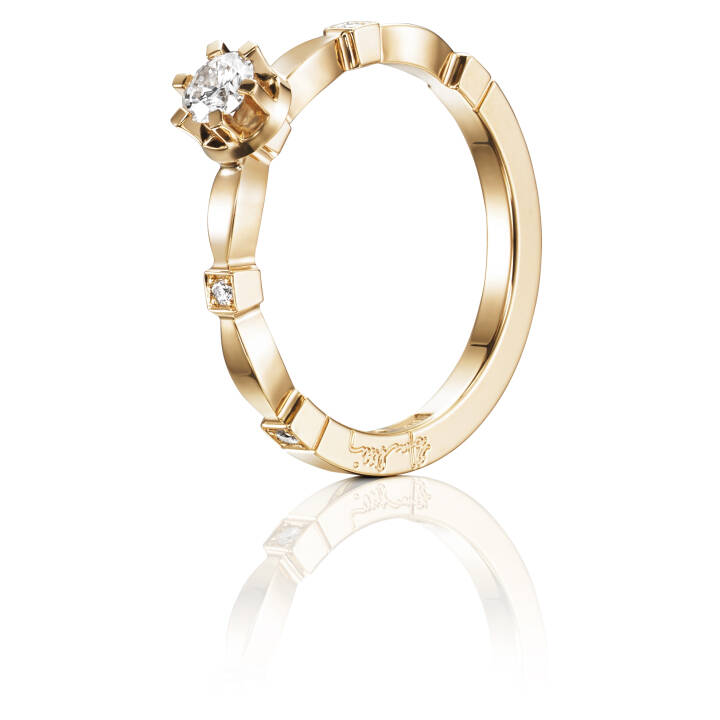 Efva Attling Forget Me Not Star Ring Guld 15.50 mm