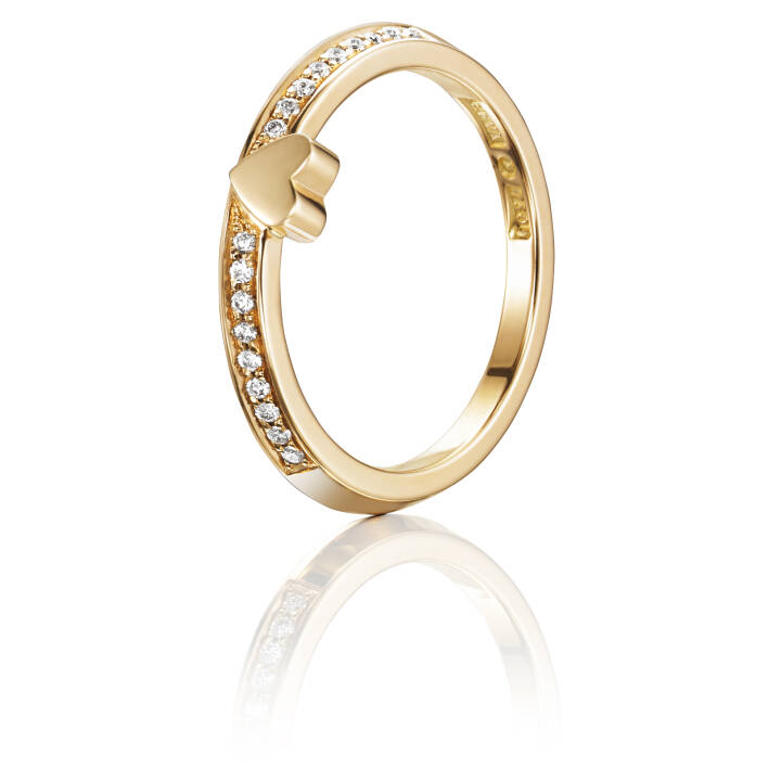 Efva Attling Paramour Love Thin Ring Guld 15.00 mm