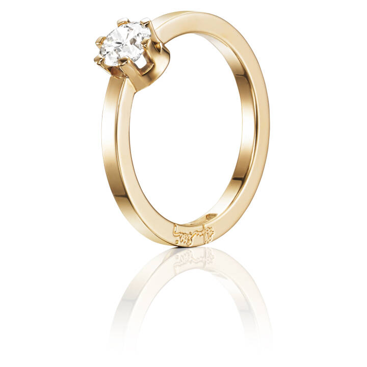 Efva Attling Crown Wedding 050 ct Ring Guld 18.00 mm