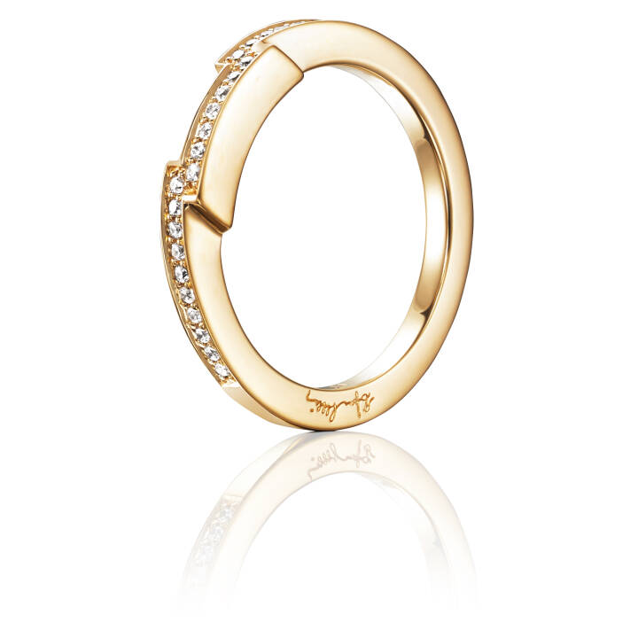 Efva Attling Deco Thin Ring Guld 17.00 mm