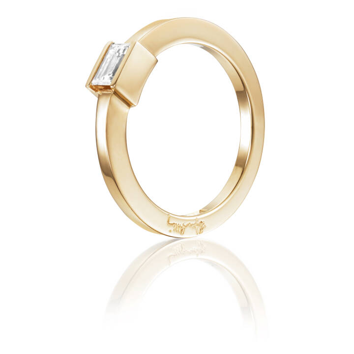 Deco Wedding Ring Guld i gruppen Ringar / Förlovning & vigselringar hos SCANDINAVIAN JEWELRY DESIGN (13-101-01233)