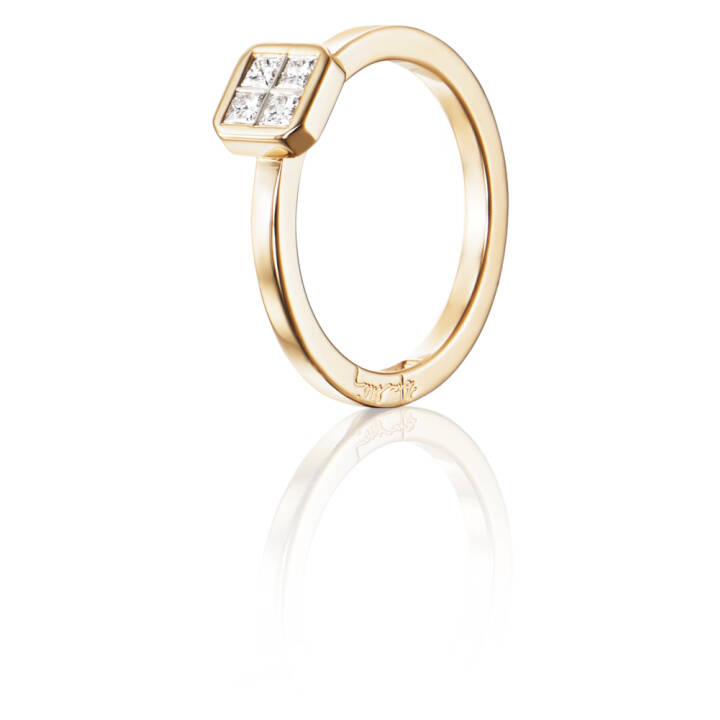 4 Love 0.20 ct diamant Ring Guld i gruppen Ringar / Förlovning & vigselringar hos SCANDINAVIAN JEWELRY DESIGN (13-101-01553)