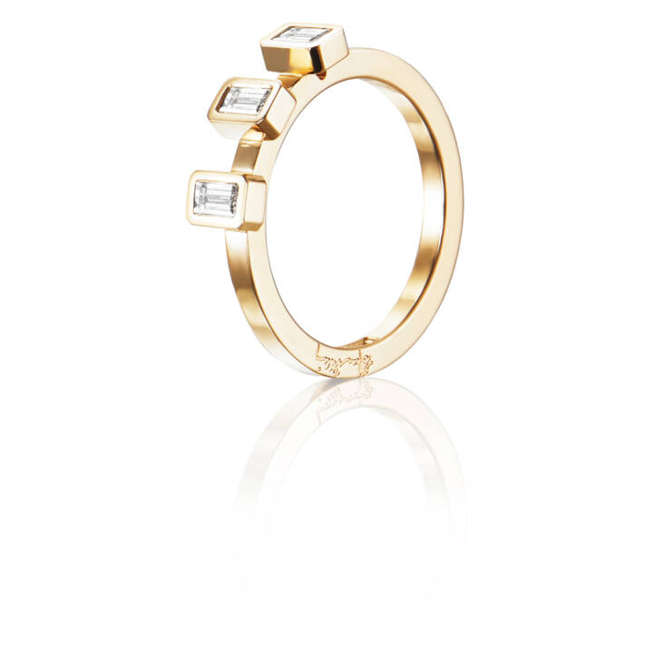 Baguette Wedding 0.30 ct diamant Ring Guld i gruppen Ringar / Förlovning & vigselringar hos SCANDINAVIAN JEWELRY DESIGN (13-101-01555)