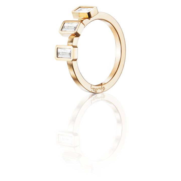 Baguette Wedding 0.60 ct diamant Ring Guld i gruppen Ringar / Förlovning & vigselringar hos SCANDINAVIAN JEWELRY DESIGN (13-101-01556)