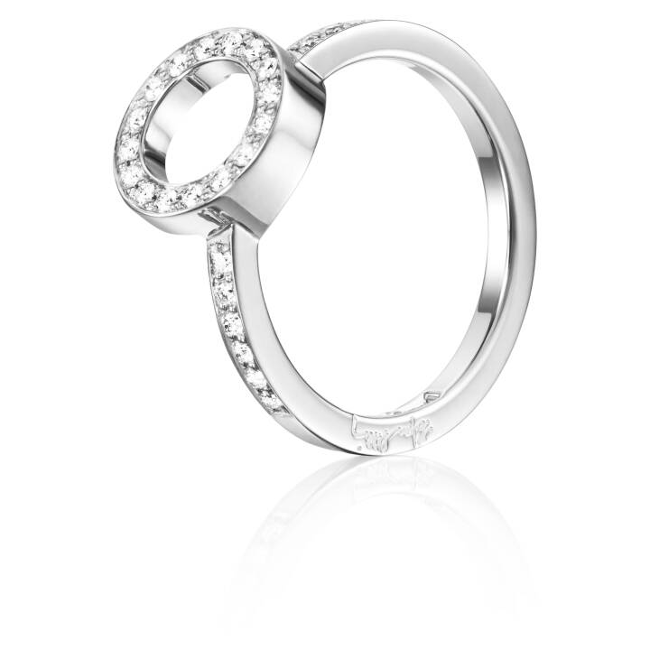 Efva Attling Circle Of Love I Ring Vitguld 17.00 mm