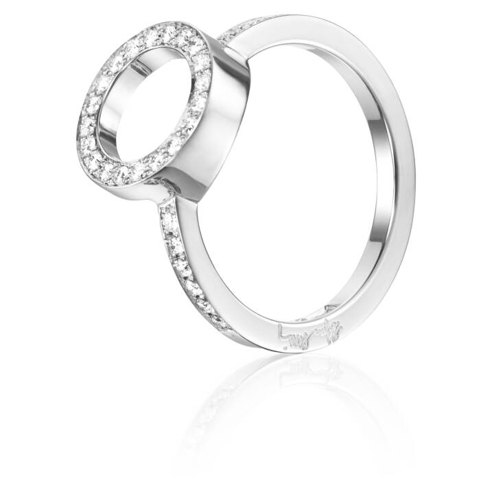 Efva Attling Circle Of Love II Ring Vitguld 19.50 mm