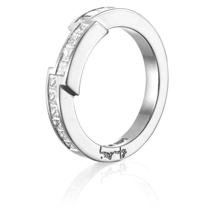 Efva Attling Rock Queen Ring Vitguld 16.50 mm