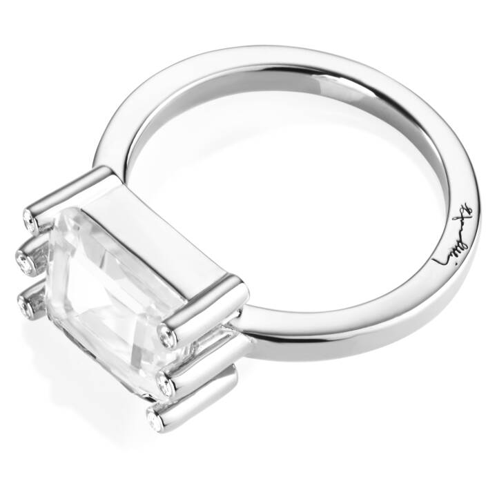 Beautiful Dreamer – Crystal Quartz Ring Vitguld 18.00 mm