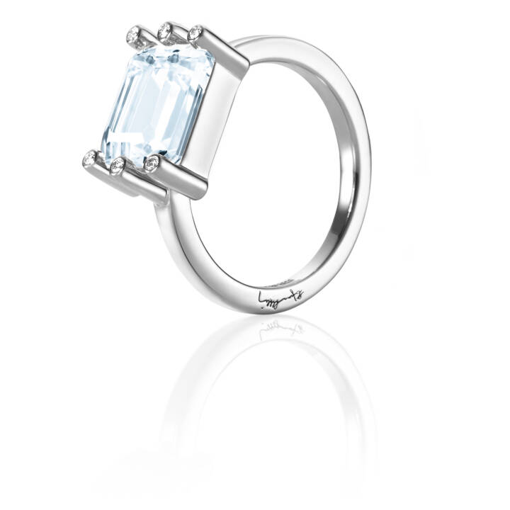 Beautiful Dreamer – Topaz Ring Vitguld 15.50 mm