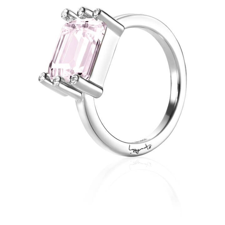 Beautiful Dreamer – Moganite Ring Vitguld 17.50 mm