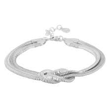 SNÖ OF SWEDEN Dakota Armband Silver