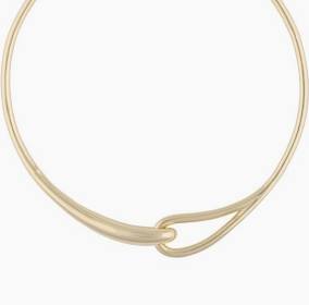 Aero big Halsband Guld  i gruppen Halsband / Guldhalsband hos SCANDINAVIAN JEWELRY DESIGN (1329-0342-257-42)