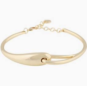 Aero small Armband Guld i gruppen Armband / Armringar hos SCANDINAVIAN JEWELRY DESIGN (1329-3100-257)