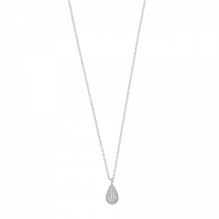 SNÖ OF SWEDEN Naomi drop pendant neck 45 Silver