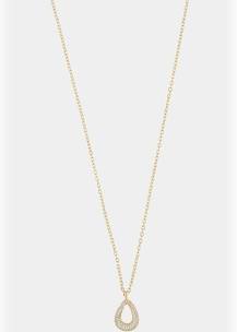 Naomi irregular pendant neck 42 i gruppen Halsband / Guldhalsband hos SCANDINAVIAN JEWELRY DESIGN (1334-0342-251-42)