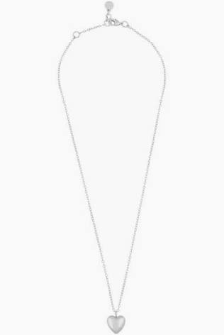 Lovely heart pendant Halsband Silver i gruppen Halsband / Silverhalsband hos SCANDINAVIAN JEWELRY DESIGN (1363-0442-256)