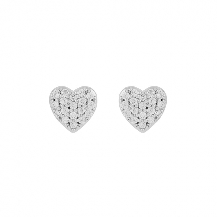 Lovely small crystal Örhängen Silver i gruppen Örhängen / Silverörhängen hos SCANDINAVIAN JEWELRY DESIGN (1363-6200-012)