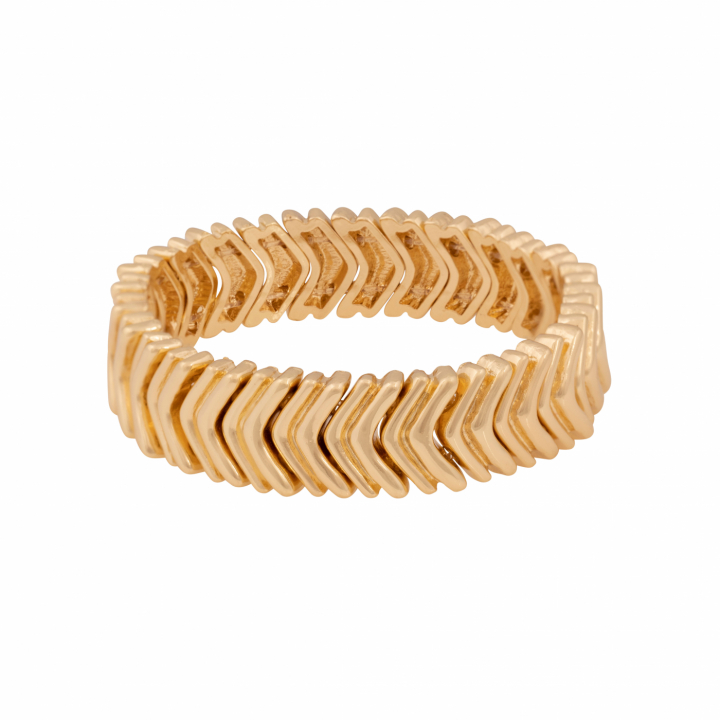 Liddy big elastic Armband Guld onesize i gruppen Armband / Guldarmband hos SCANDINAVIAN JEWELRY DESIGN (1388-3700-257)
