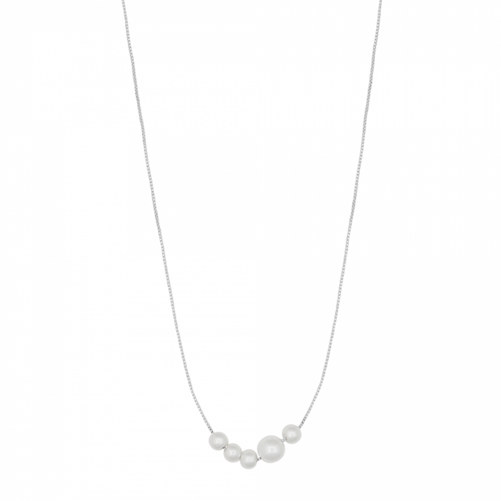 Karan Halsband Silver i gruppen Halsband / Silverhalsband hos SCANDINAVIAN JEWELRY DESIGN (1399-0740-010)
