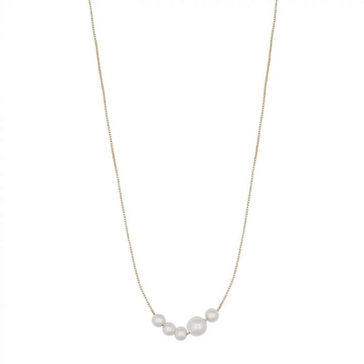 Karan Halsband Guld i gruppen Halsband / Guldhalsband hos SCANDINAVIAN JEWELRY DESIGN (1399-0740-362)