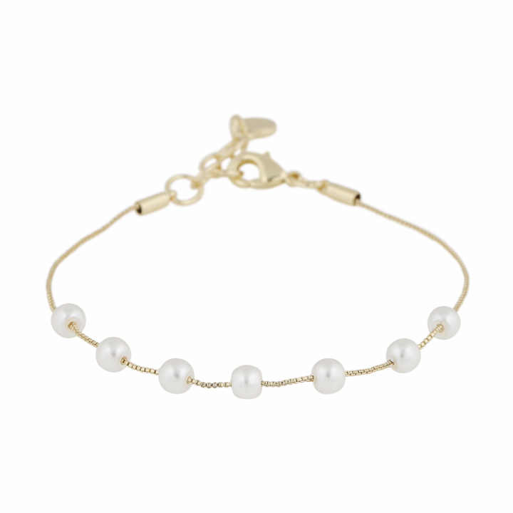 Karan Armband Guld i gruppen Armband / Guldarmband hos SCANDINAVIAN JEWELRY DESIGN (1399-3400-362)