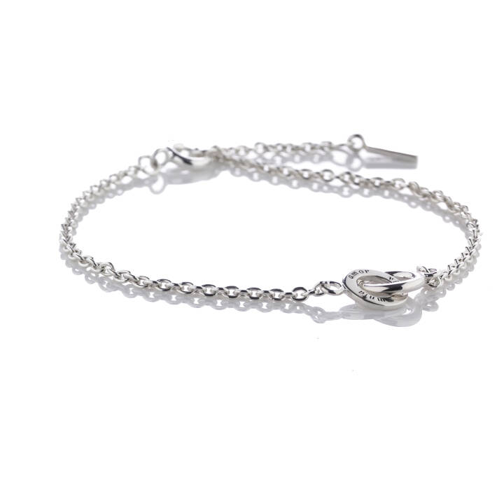 Efva Attling Mini Twosome Armband Silver 17-19 cm