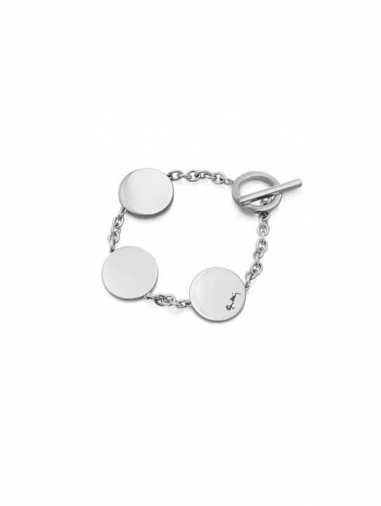 Efva Attling Disc Armband Silver 20 cm