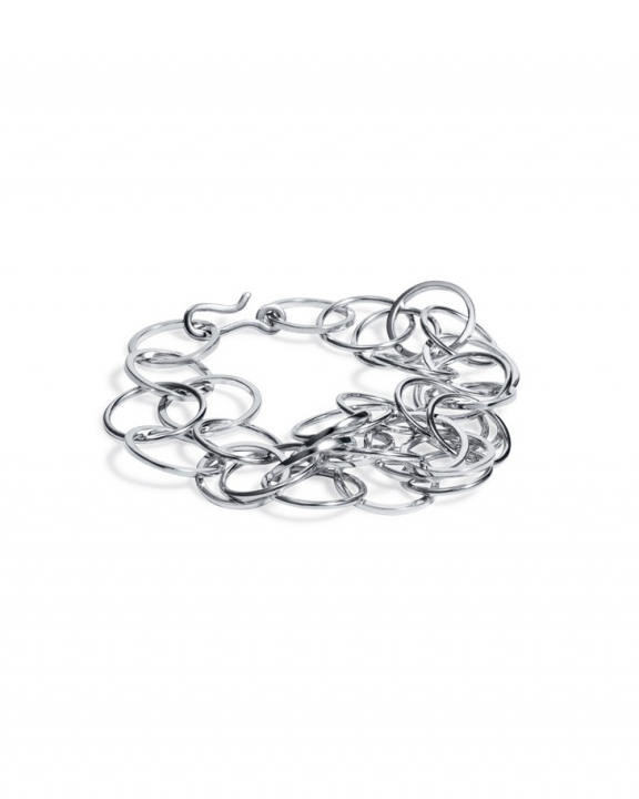 Messy rings Armband Silver i gruppen Armband / Silverarmband hos SCANDINAVIAN JEWELRY DESIGN (14-100-02359-1821)