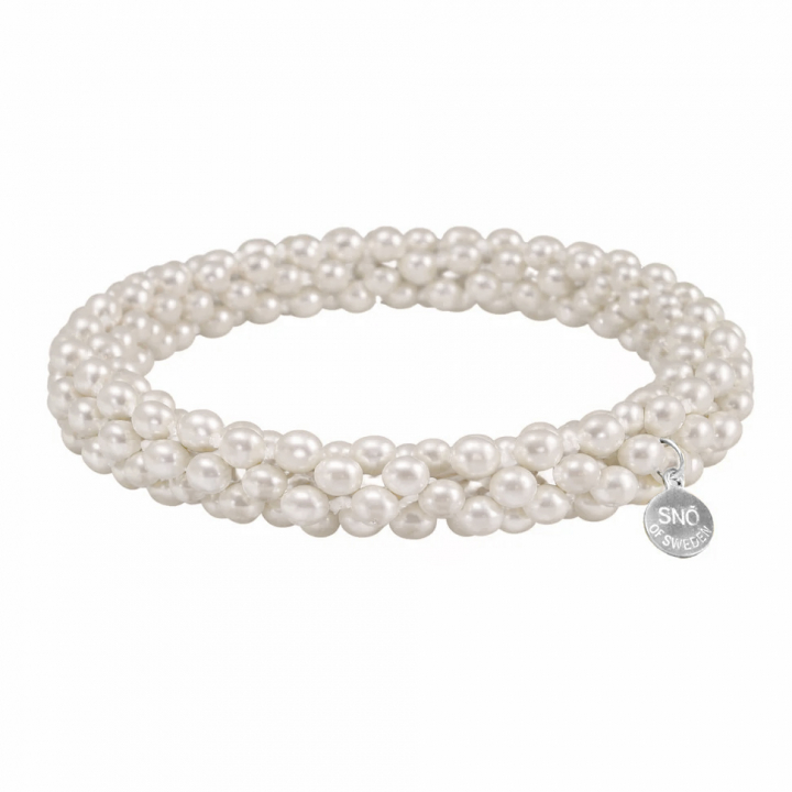 United bubbles elastic Armband/Hårsnodd i gruppen Armband / Silverarmband hos SCANDINAVIAN JEWELRY DESIGN (1402-3100-010)