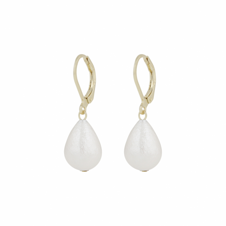 Jackie silk hook Örhängen Guld i gruppen Örhängen / Guldörhängen hos SCANDINAVIAN JEWELRY DESIGN (1404-6700-362)