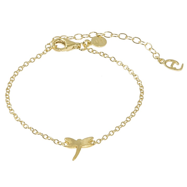 Dragonfly brace armband guld i gruppen Armband / Guldarmband hos SCANDINAVIAN JEWELRY DESIGN (1421320005)