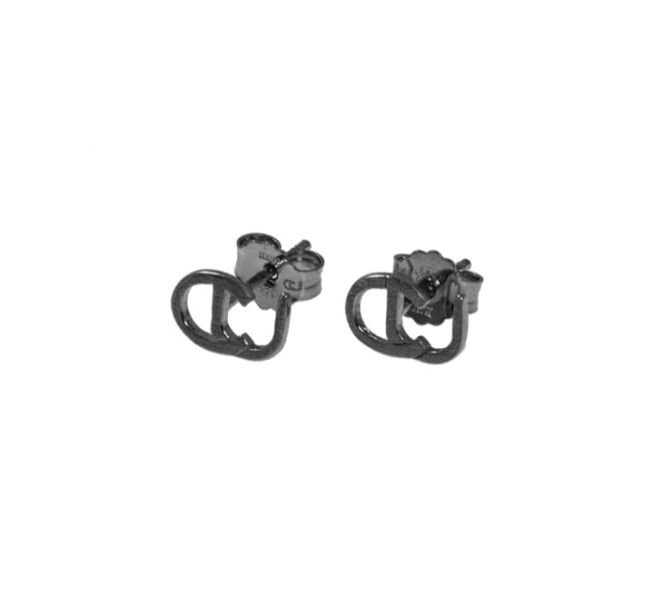 CU small örhänge black i gruppen Örhängen hos SCANDINAVIAN JEWELRY DESIGN (1426440009)