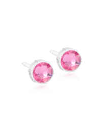 MP Bezel 6 mm, Rose i gruppen Örhängen / Silverörhängen hos SCANDINAVIAN JEWELRY DESIGN (15-0109-03)
