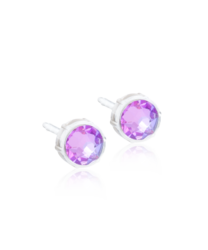 MP Bezel 6 mm, Lilac shimmer i gruppen Örhängen / Silverörhängen hos SCANDINAVIAN JEWELRY DESIGN (15-0109-85)