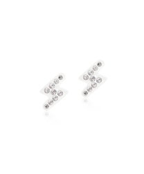 MP Brilliance Flash 8 mm, Crystal i gruppen Örhängen / Silverörhängen hos SCANDINAVIAN JEWELRY DESIGN (15-01185-01)