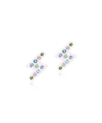 MP Brilliance Flash 8 mm, Light fantasy i gruppen Örhängen / Silverörhängen hos SCANDINAVIAN JEWELRY DESIGN (15-01185-98)