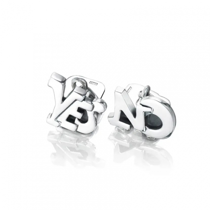 Yes/No Cufflinks Manschettknappar Silver