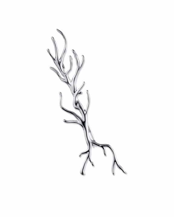 Rötter Brosch Silver i gruppen Halsband / Silverhalsband hos SCANDINAVIAN JEWELRY DESIGN (15-100-02353-0000)