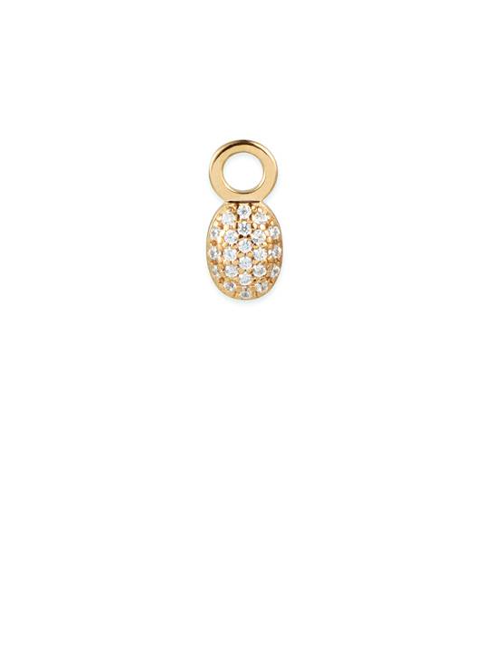 Efva Attling Love Bead Charm berlock diamant guld