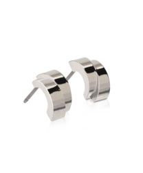 NT Pendant Split Curved 10 mm i gruppen Örhängen / Silverörhängen hos SCANDINAVIAN JEWELRY DESIGN (15-12156-00)