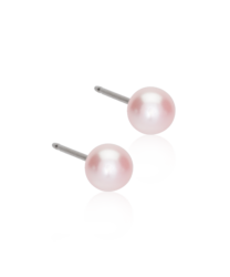 NT Pearl 5 mm, Light rose i gruppen Örhängen / Pärlörhängen hos SCANDINAVIAN JEWELRY DESIGN (15-1232-64)