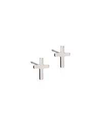 NT Plain Cross 8 mm i gruppen Örhängen hos SCANDINAVIAN JEWELRY DESIGN (15-1271-00)