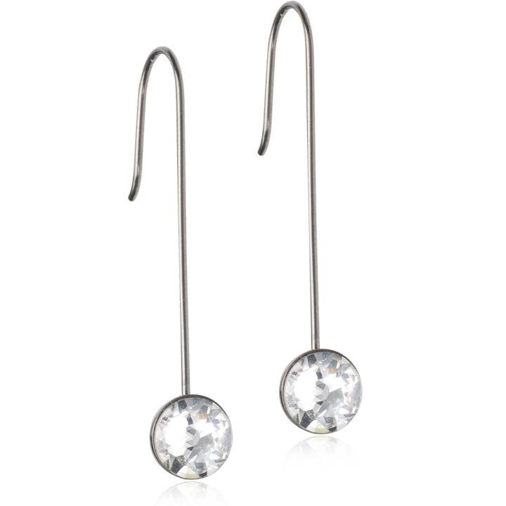 NT Straight Pendant Bezel 8 mm, Crystal i gruppen Örhängen hos SCANDINAVIAN JEWELRY DESIGN (15-1297-0601)