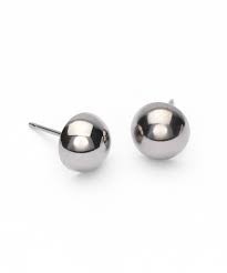 NT Half ball 8 mm i gruppen Örhängen / Silverörhängen hos SCANDINAVIAN JEWELRY DESIGN (15-1298-00)